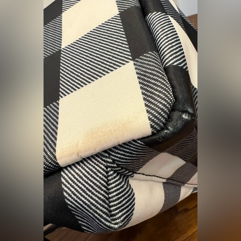 Kate Spade Black and White Checkered Backpack - Picture 6 of 6